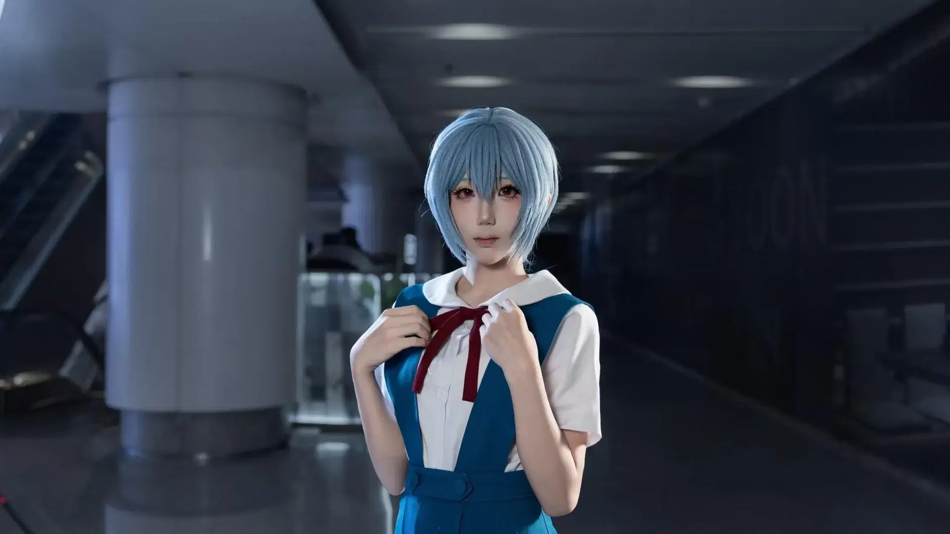【绫波丽cos】新世纪福音战士经典校服还原 - 尤加-Yuga - 第8张