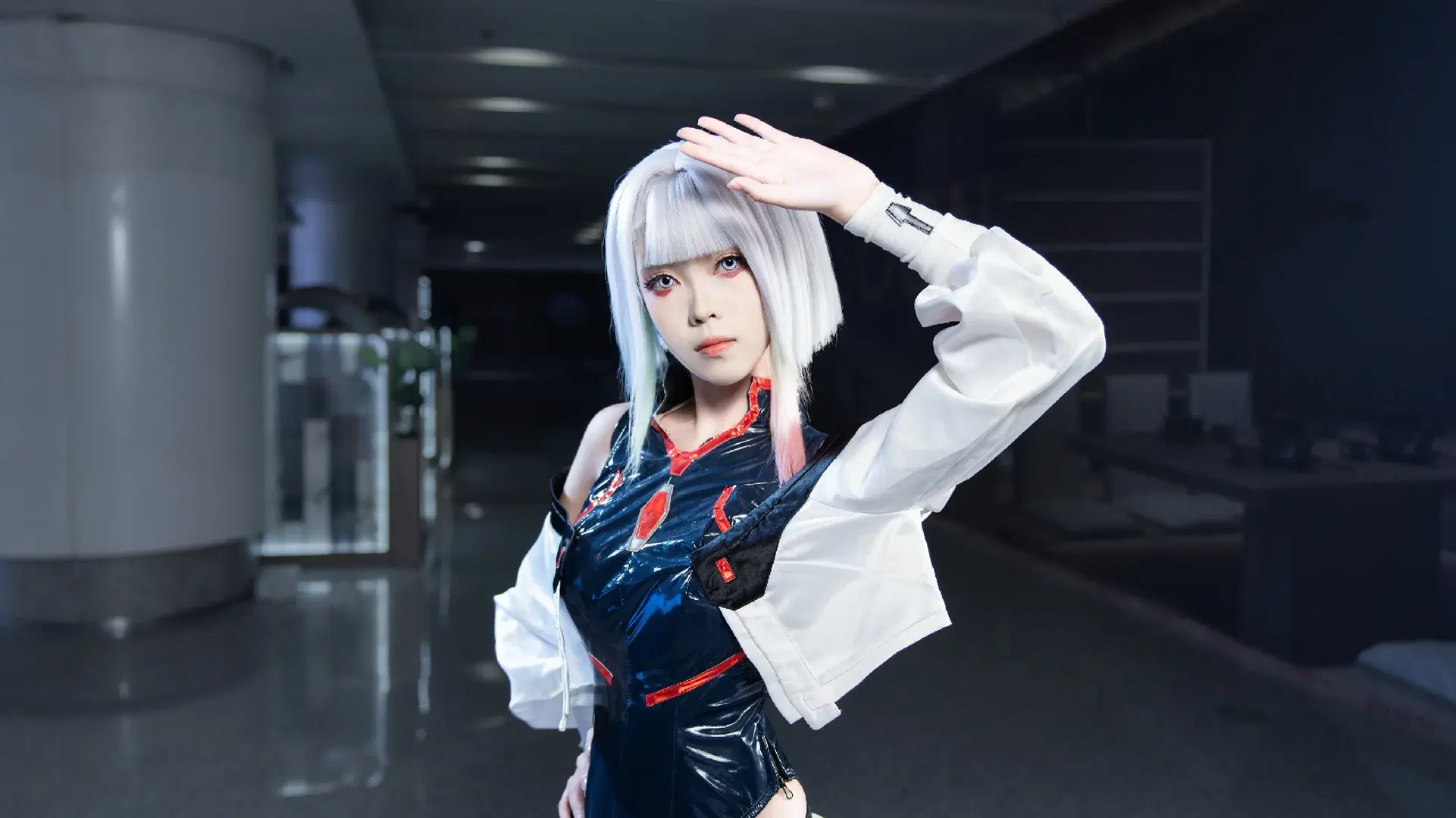 【露西cos】赛博朋克边缘行者，赛博都市里的冷峻特工 - 尤加-Yuga - 第5张