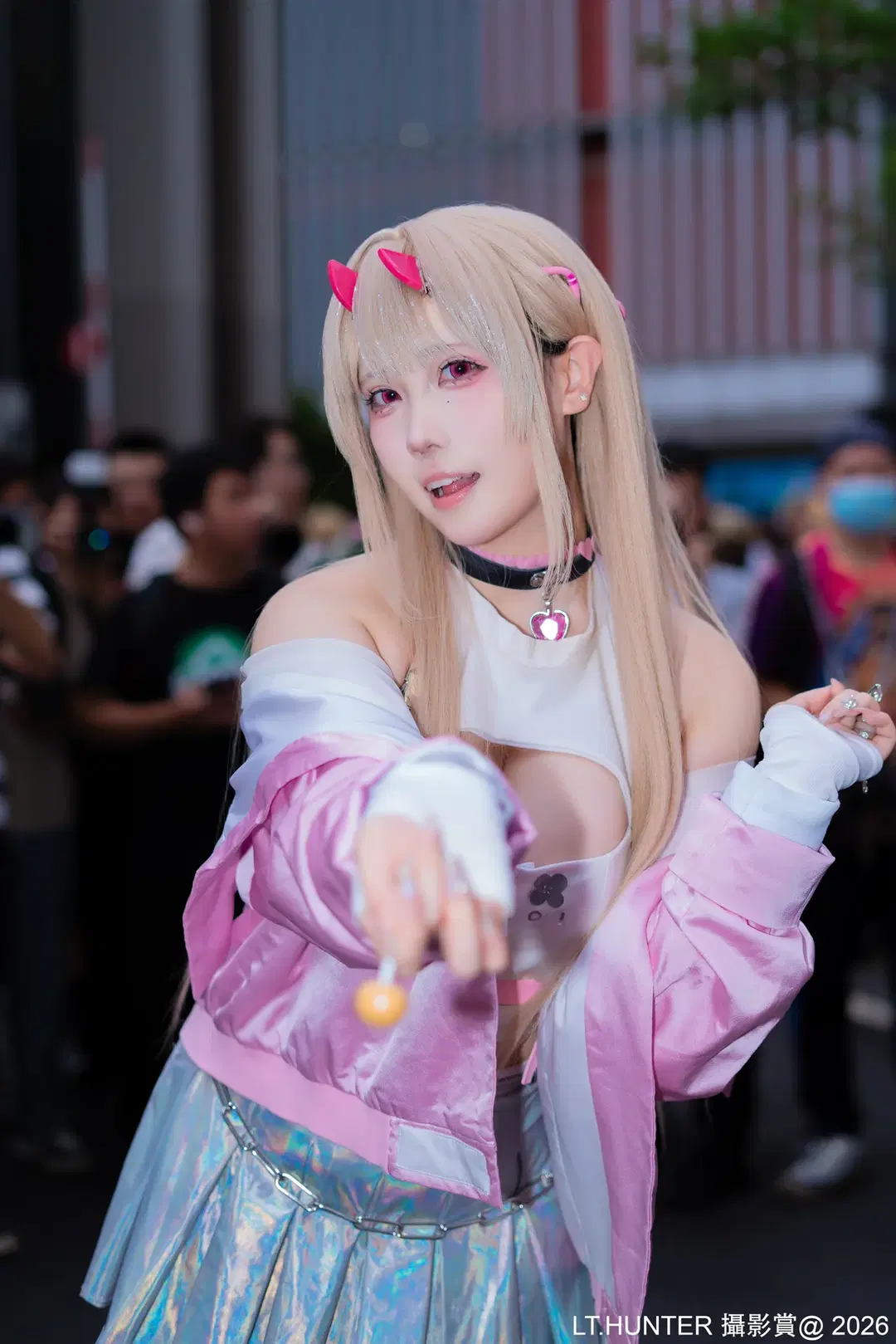 cosplay, 胜利女神妮姬, 萤火虫漫展, 甜辣风, 镭射百褶裙
