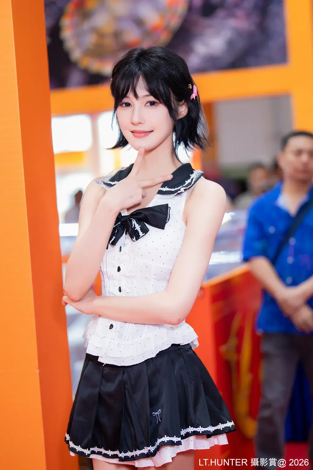 Foshan Turtle Exhibition Check-In: This Navy-Style Pleated Skirt Truly Accentuates Long Legs by 聆聽獵人 - Image 6