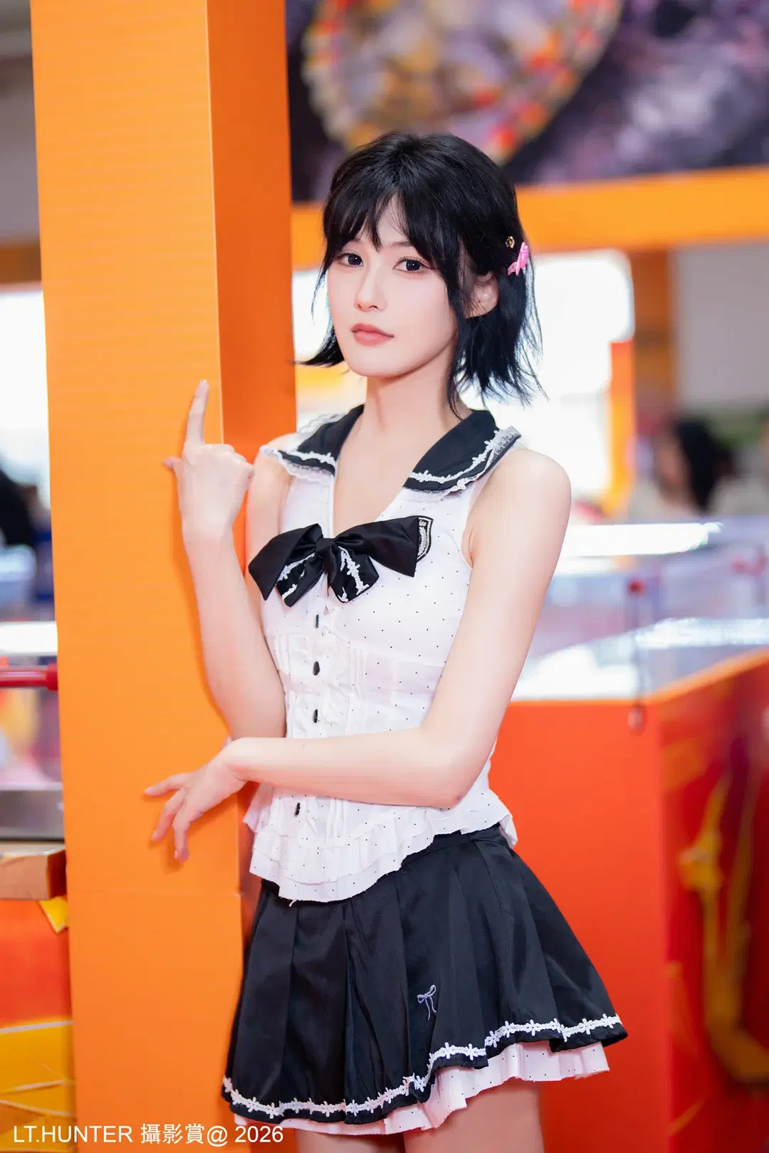 Foshan Turtle Exhibition Check-In: This Navy-Style Pleated Skirt Truly Accentuates Long Legs by 聆聽獵人 - Image 7