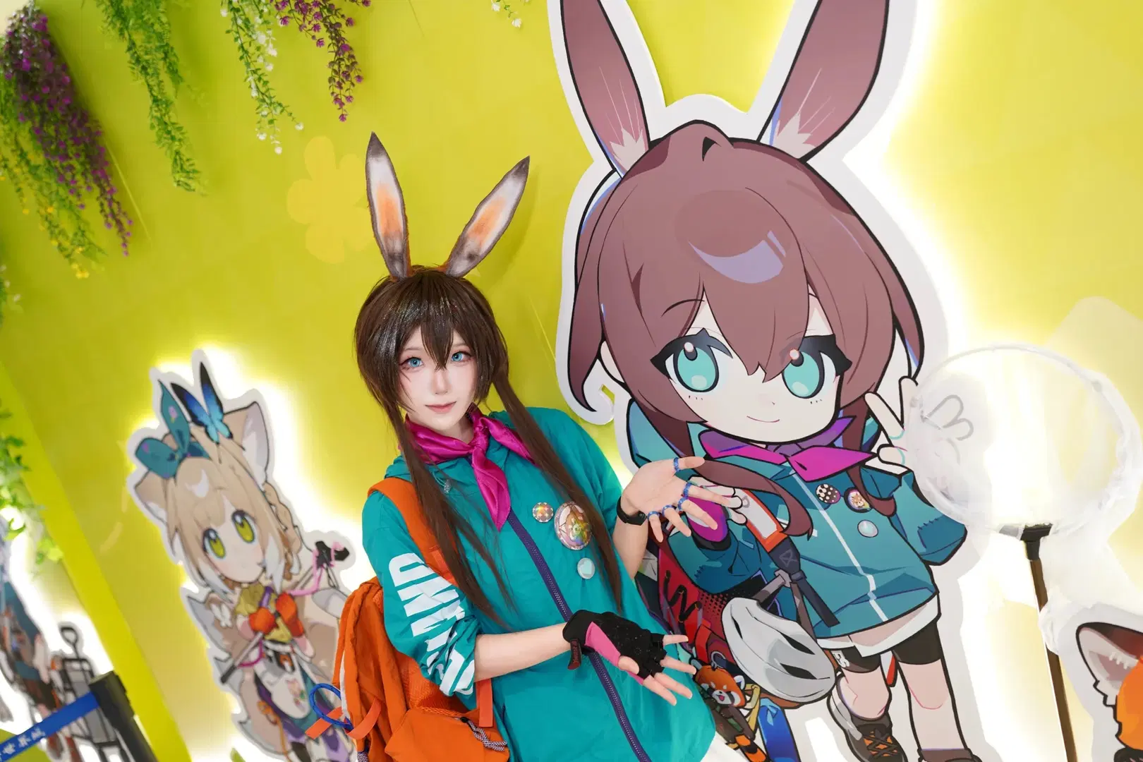 [Amiya cosplay] Arknights x Hongshan Zoo Collaboration: Bolívar Diagnosed Pop-Up Event Photos by 楷逸 - Image 4