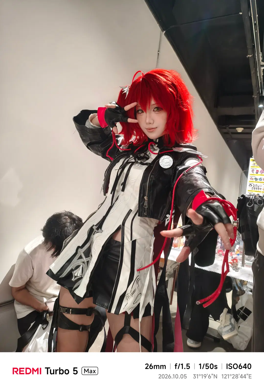 漫展返图, 二次元cosplay, 明日方舟, 新约能天使cos, 能天使cos