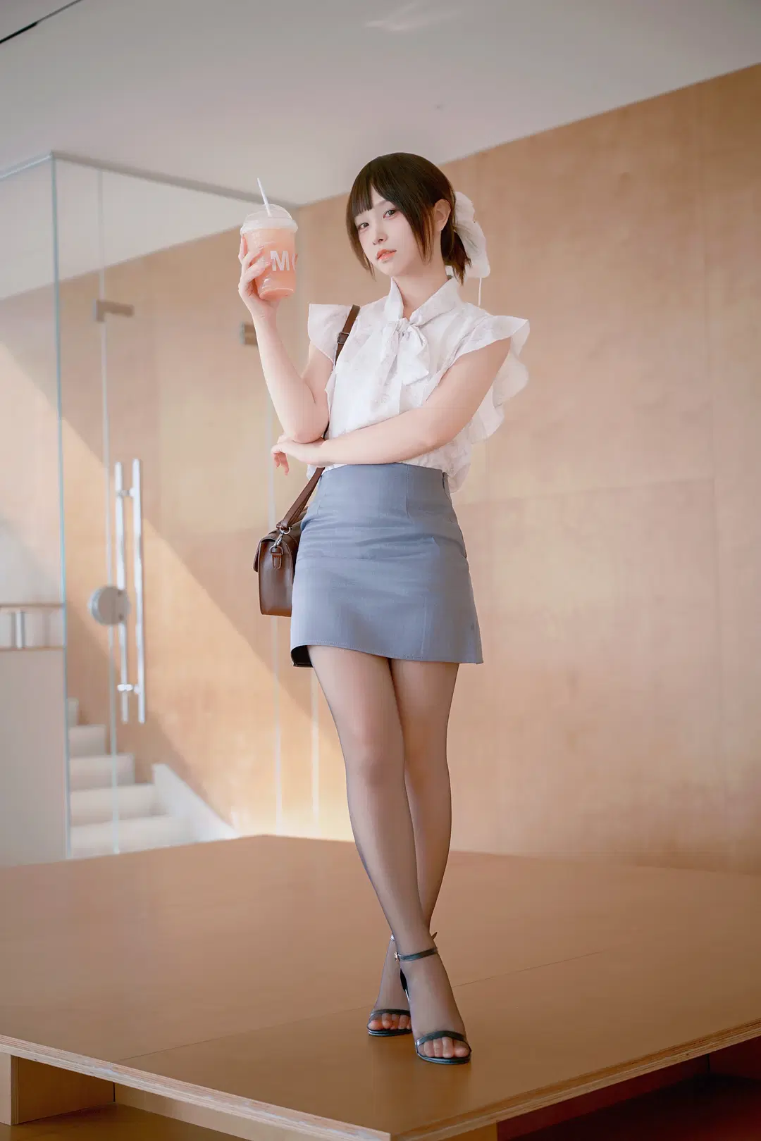 周末的OL日系制服穿搭分享 - 茄子酱i - 第4张