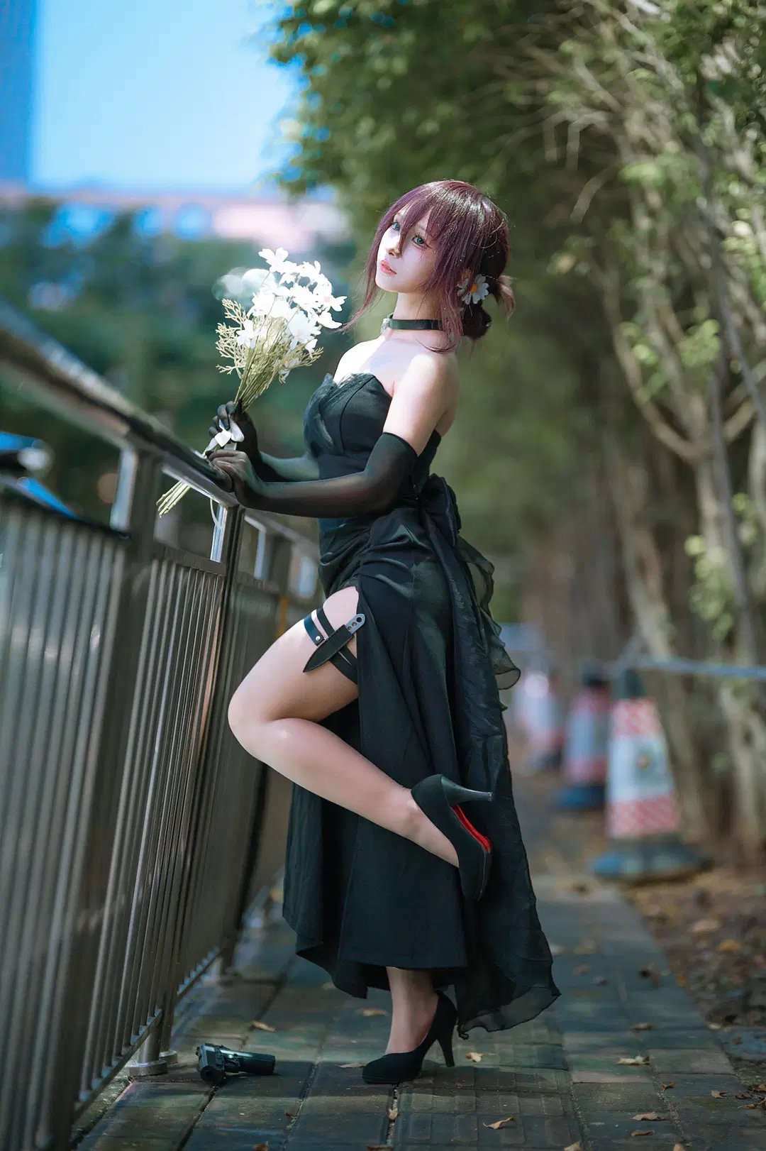 【蕾塞cos】电锯人蕾塞黑色礼服造型 - 茄子酱i - 第2张