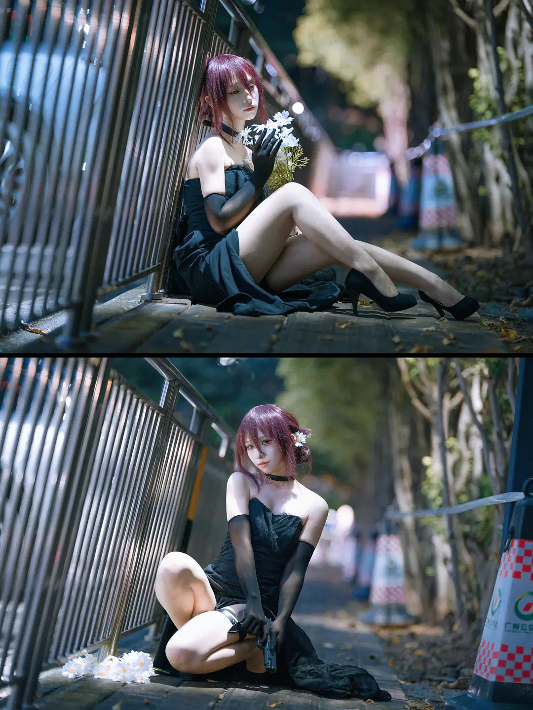 【蕾塞cos】电锯人蕾塞黑色礼服造型 - 茄子酱i - 第3张