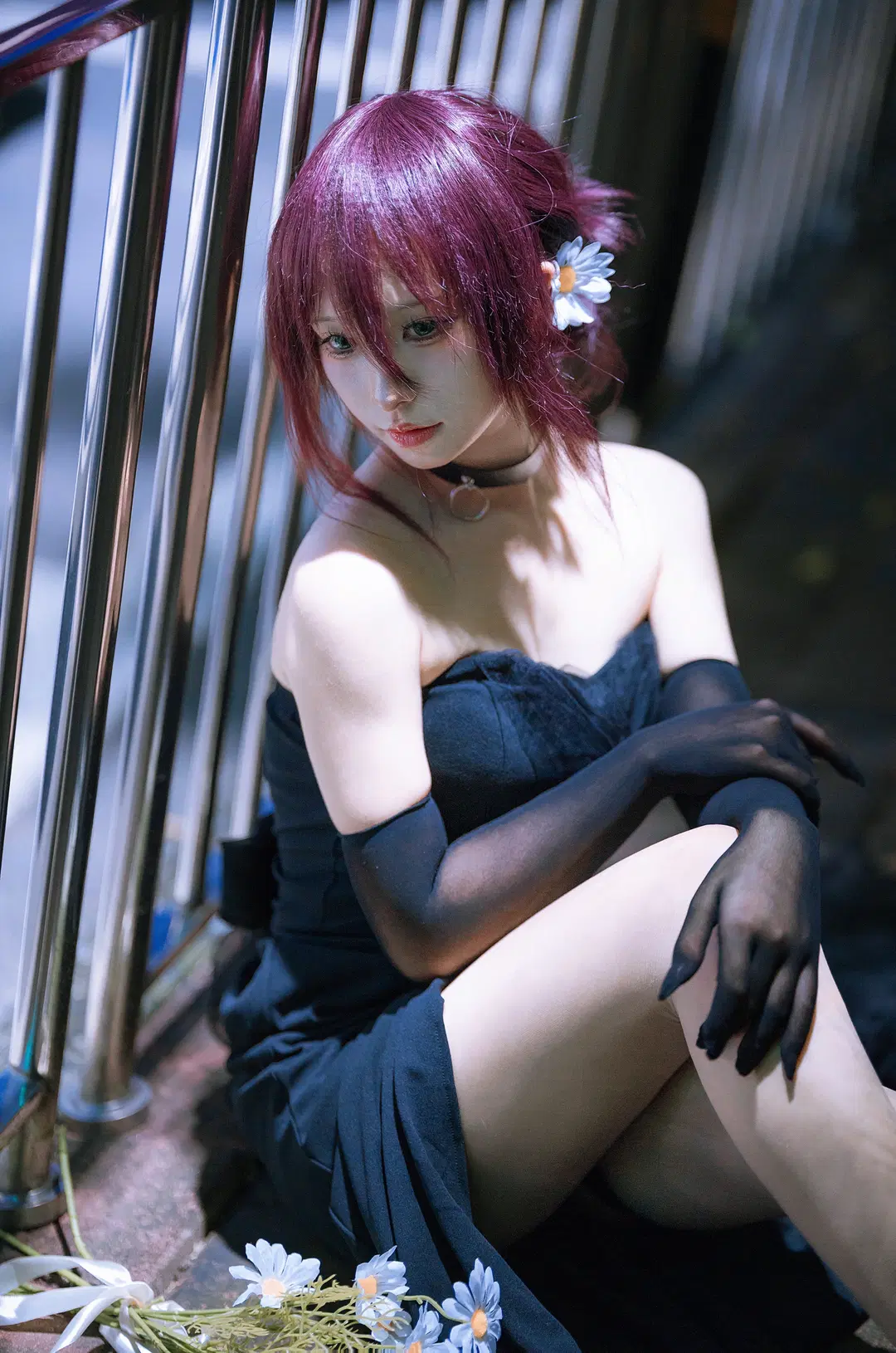 【蕾塞cos】电锯人蕾塞黑色礼服造型 - 茄子酱i - 第4张