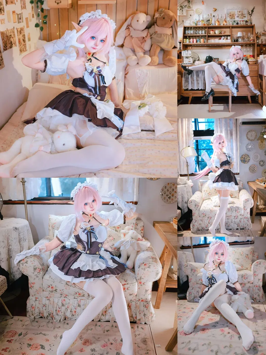 【爱莉希雅cos】崩坏3如果她只是一个享受下午茶的普通女孩 - 淡墨（摄影版） - 第2张
