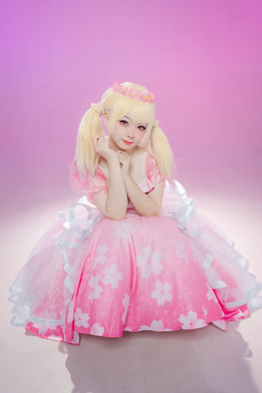 【鬼塚夏美コスプレ】『ラブライブ！スーパースター!!』ピンクのドレス コスプレ写真アーカイブ - 淡墨（摄影版） - 2枚目