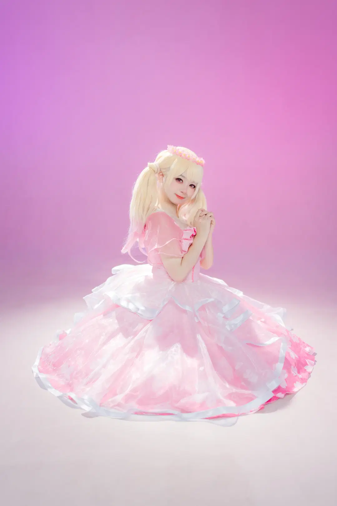 【鬼塚夏美コスプレ】『ラブライブ！スーパースター!!』ピンクのドレス コスプレ写真アーカイブ - 淡墨（摄影版） - 7枚目
