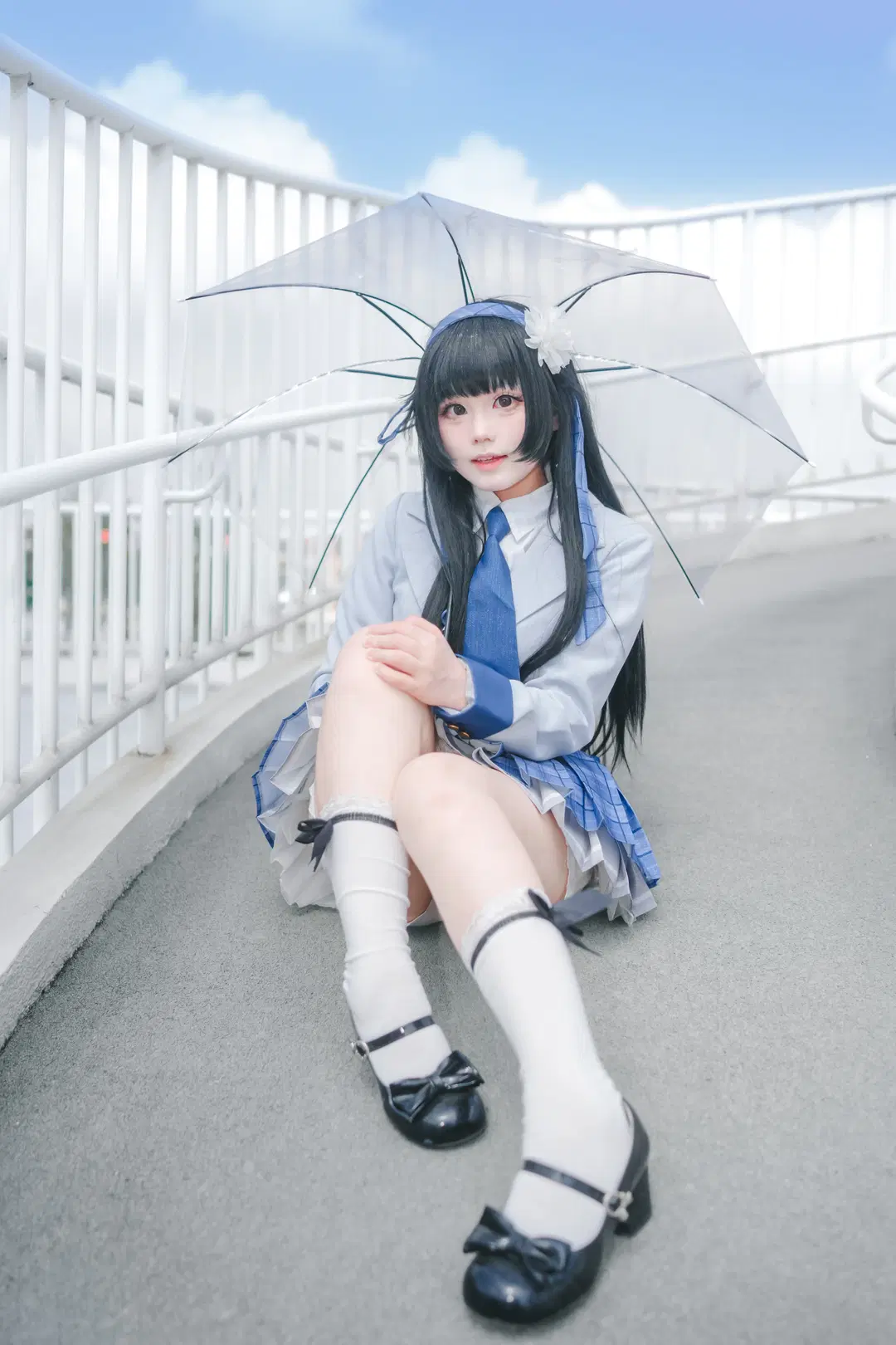 Honor of Kings, Xishi cosplay, White stockings, Flash Project, Honor of Kings cosplay