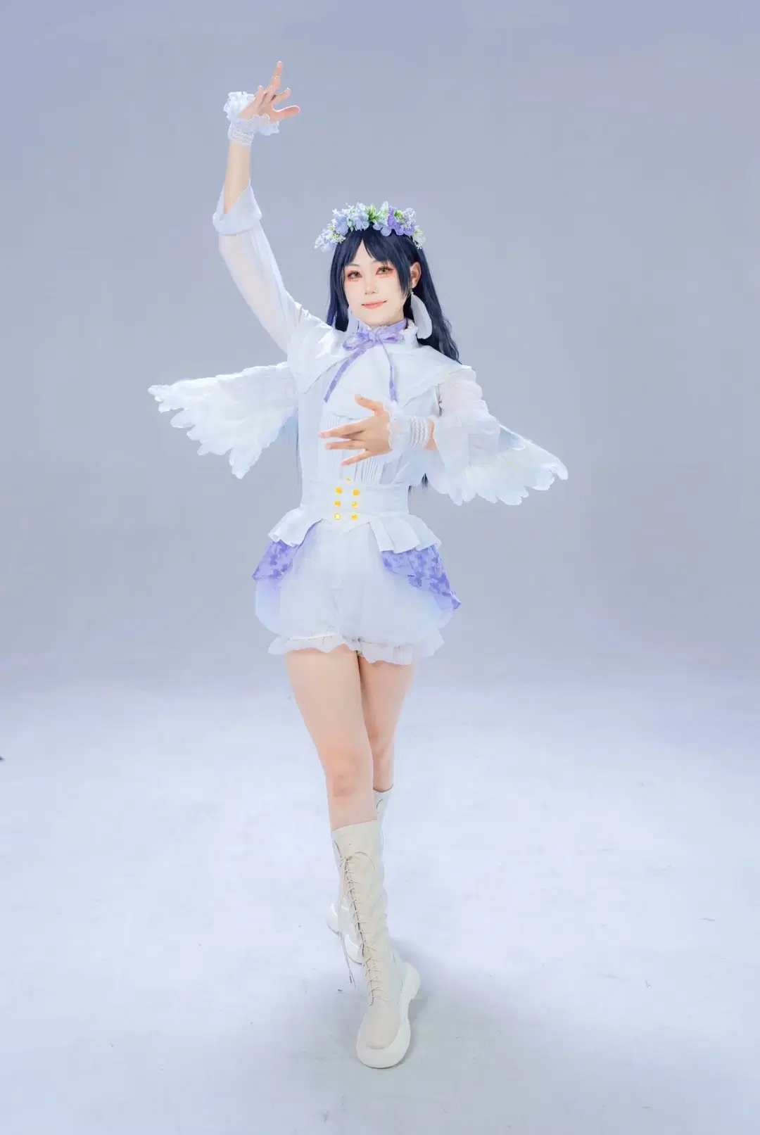 【叶月恋cos】白棚光影下的天使造型记录 - 淡墨（摄影版） - 第2张