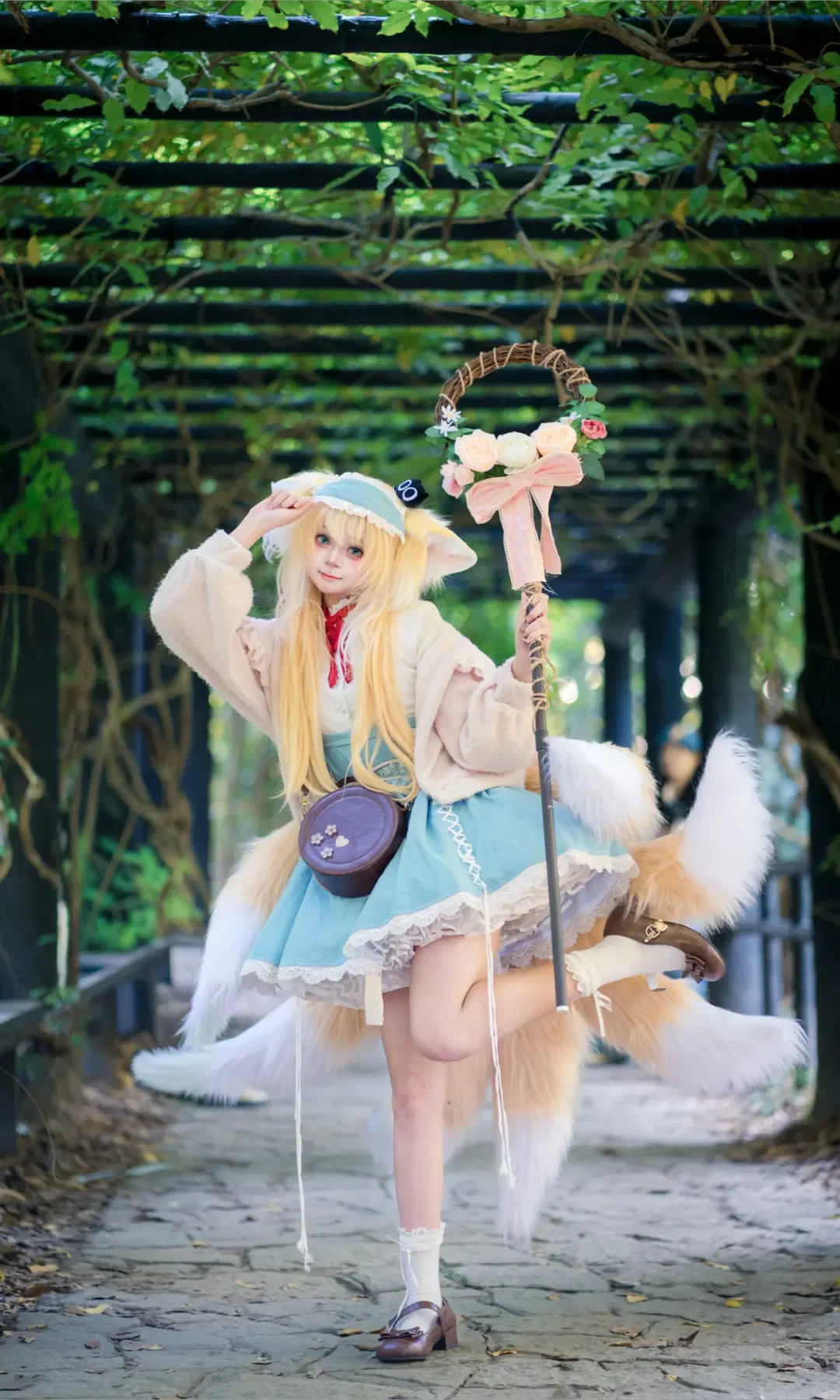 Arknights, Suzuran Cosplay, Ode to Spring, Arknights cosplay, Stockings