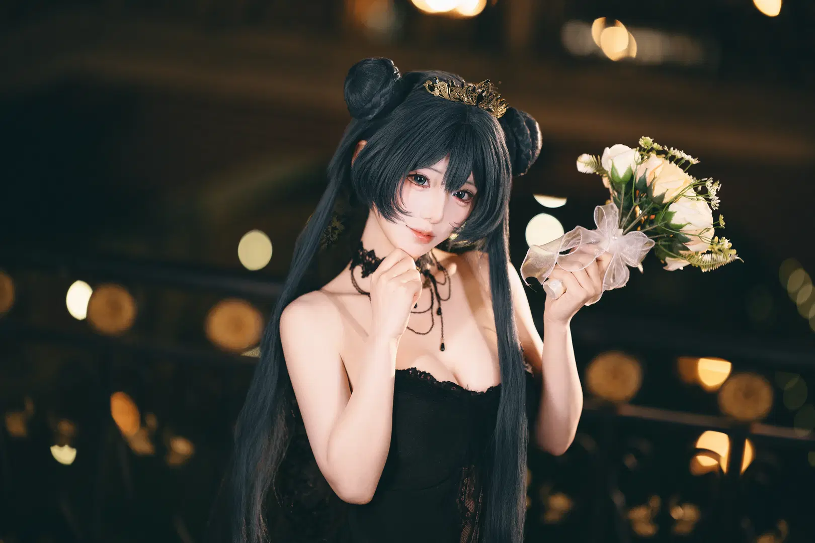 【龍華妃咲cos】蔚藍檔案黑花嫁造型 - Forever Khalil C - 第4張
