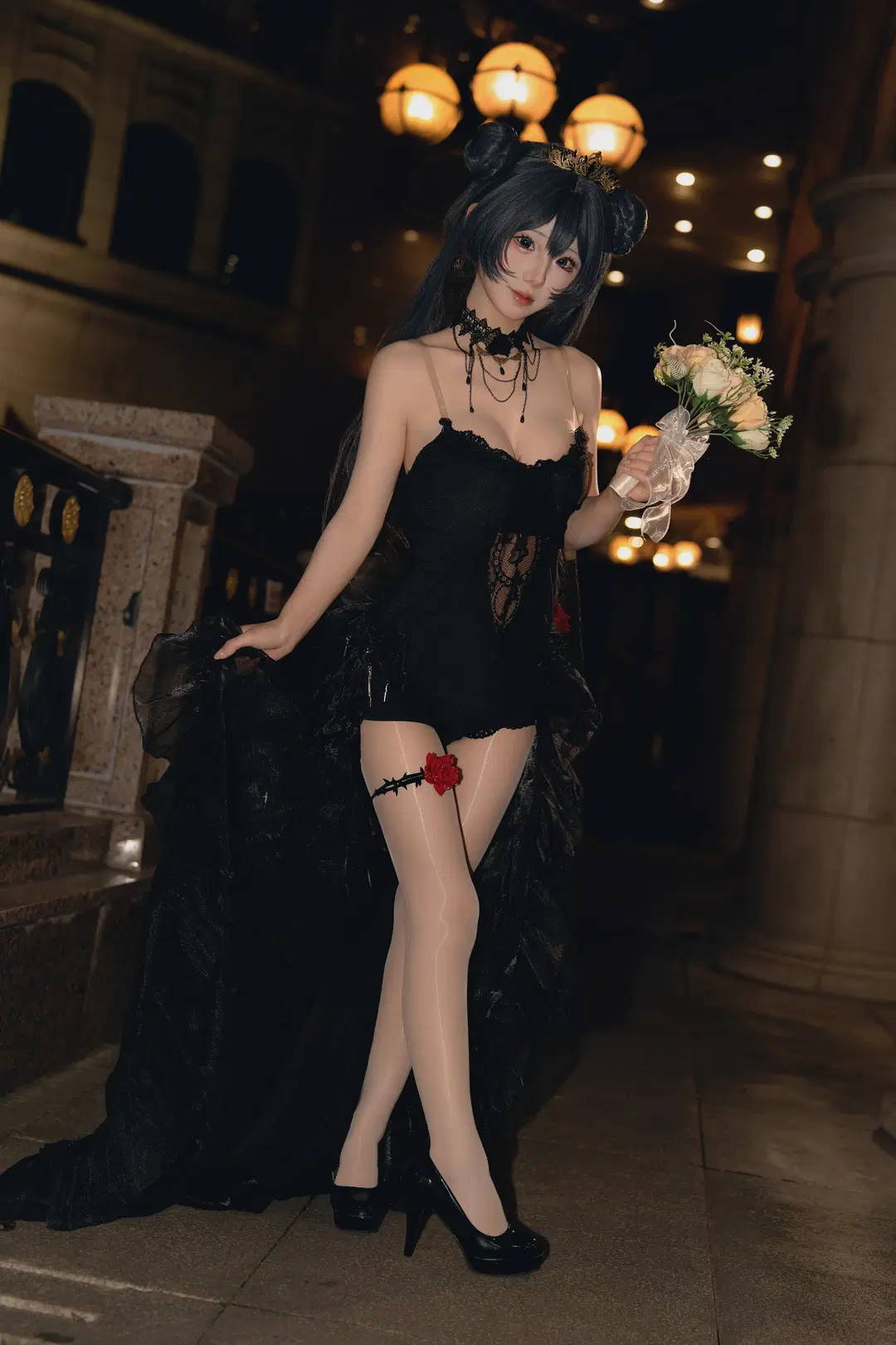 【龍華妃咲cos】蔚藍檔案黑花嫁造型 - Forever Khalil C - 第8張