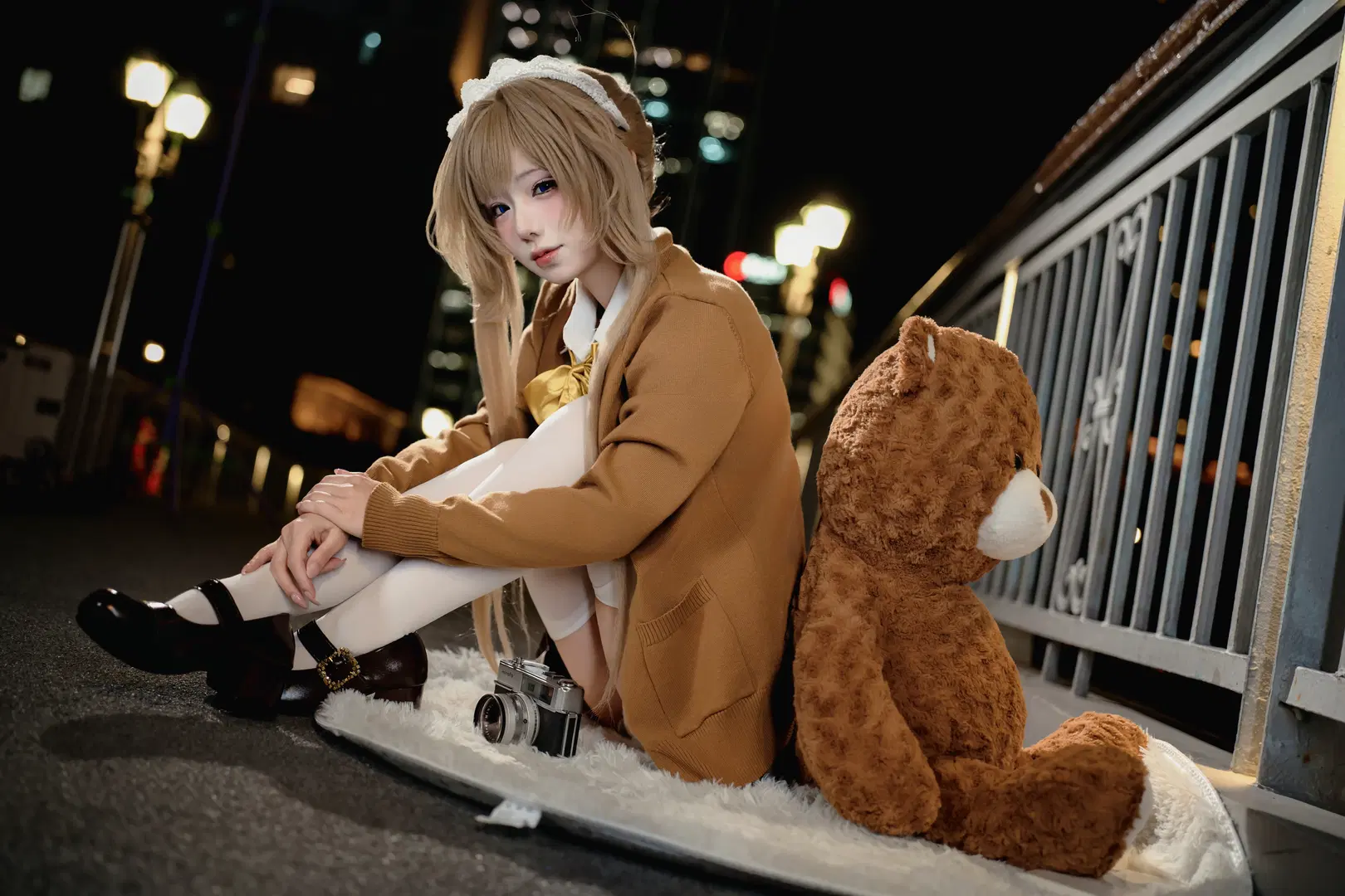 【木偶桑多涅cos】原神愚人众执行官的都市JK夜游 - Forever Khalil C - 第2张