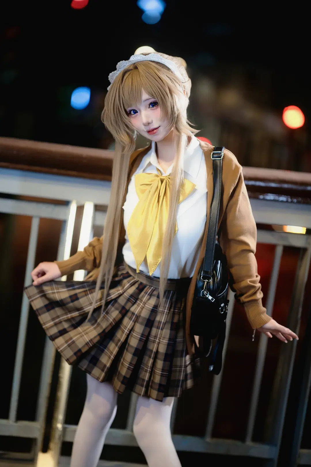 【木偶桑多涅cos】原神愚人众执行官的都市JK夜游 - Forever Khalil C - 第3张
