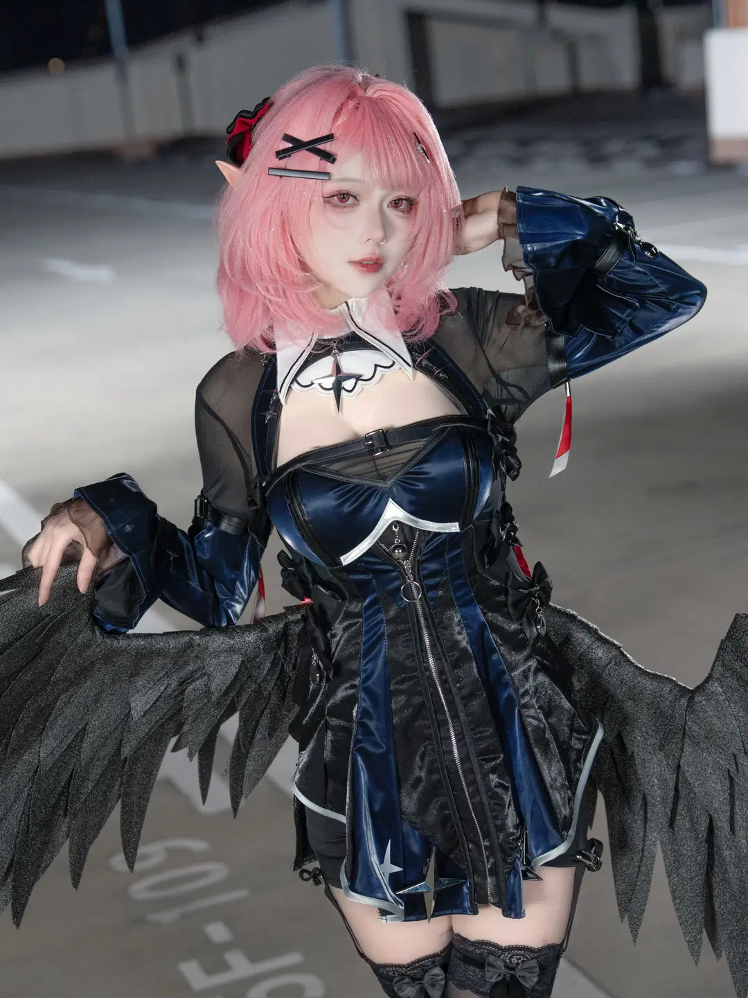 Zenless Zone Zero, Black stockings, Remielle cosplay