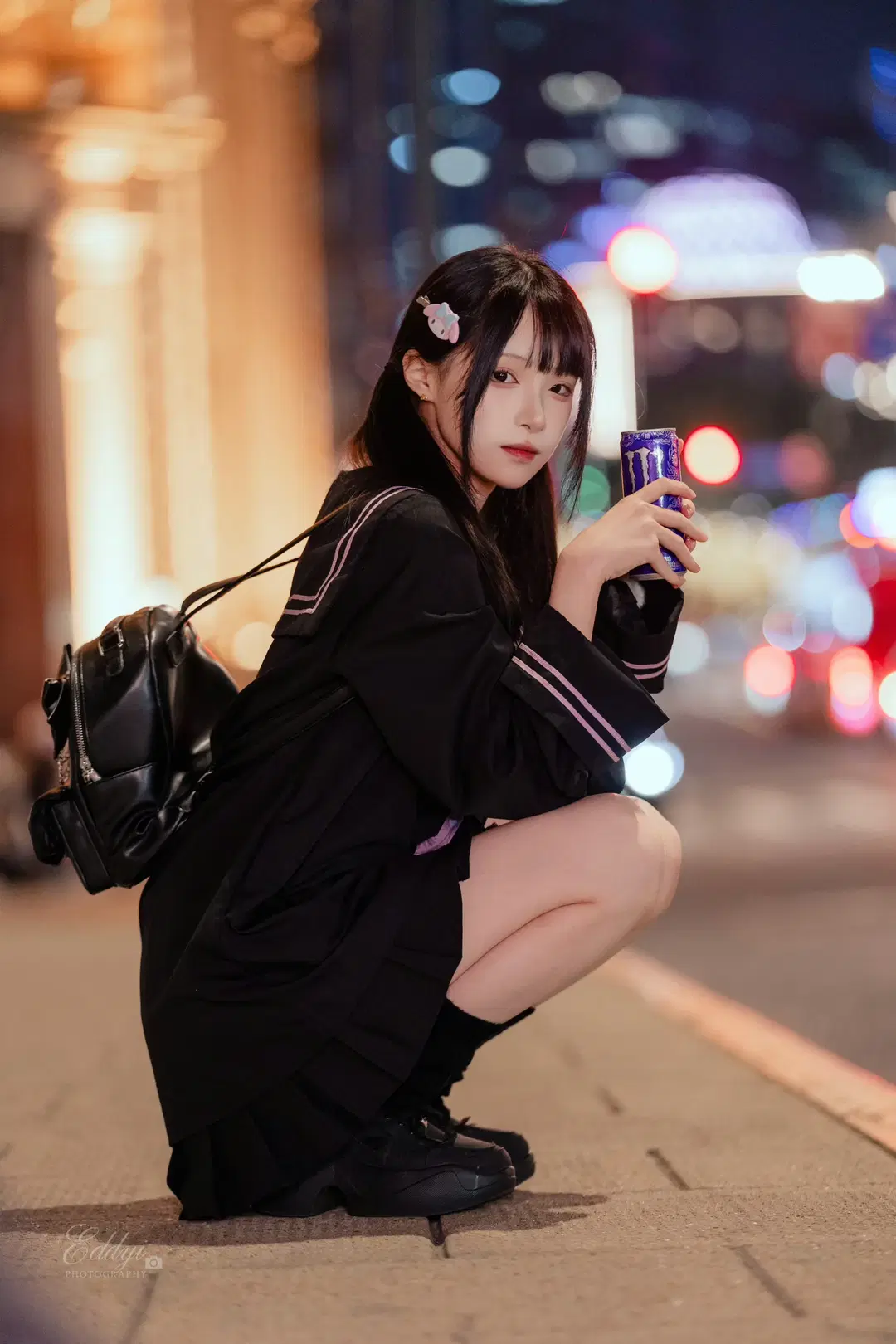 暗黑系库洛米风JK遇上虚化夜街 - EddieZ - 第2张