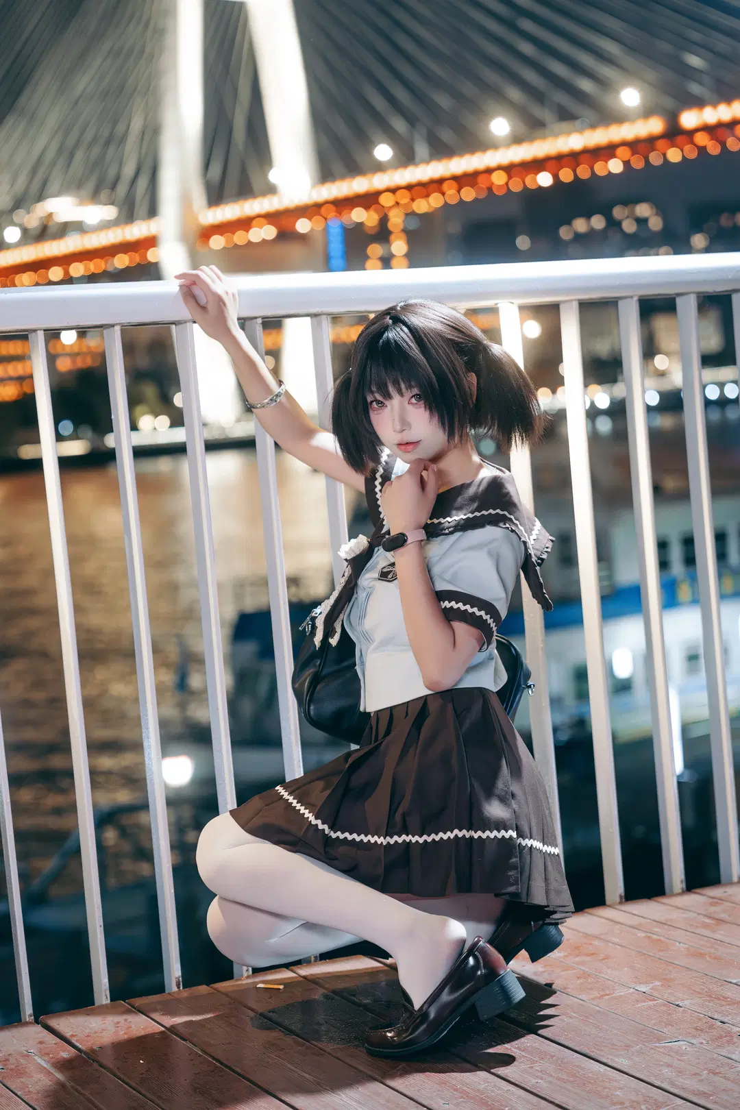 江風與璀璨燈火下的水手服夜景攝影 - 蒋书剑 - 第6張