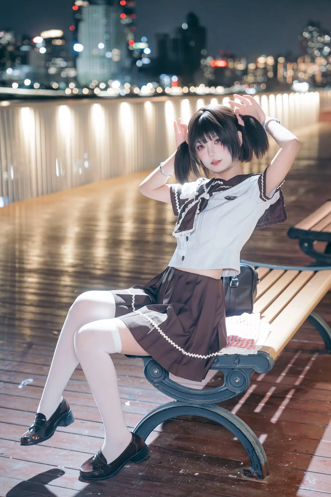 江風與璀璨燈火下的水手服夜景攝影 - 蒋书剑 - 第8張