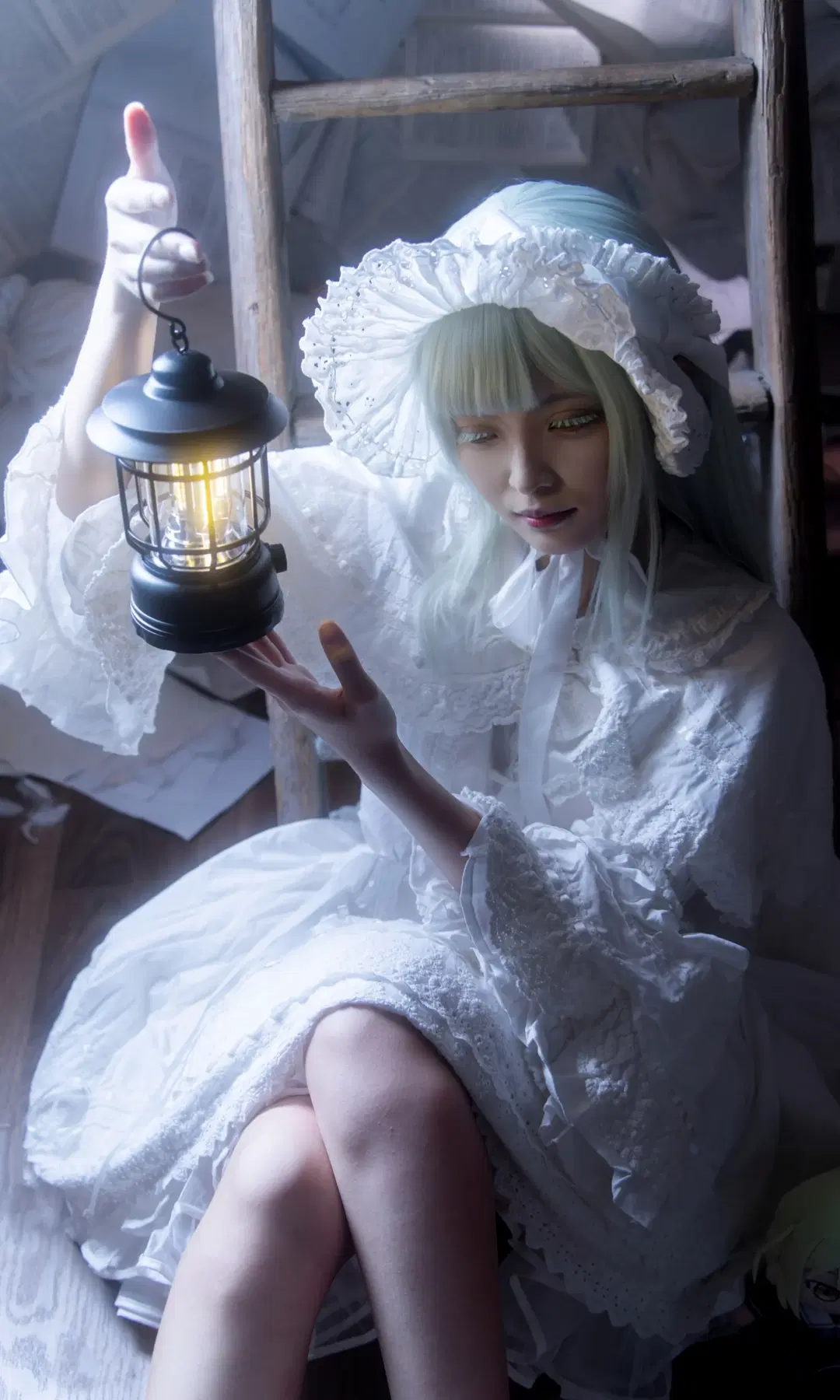 若葉睦コスプレ, ロリィタ・ファッション, バンドリ！, ストッキング, レトロロフト