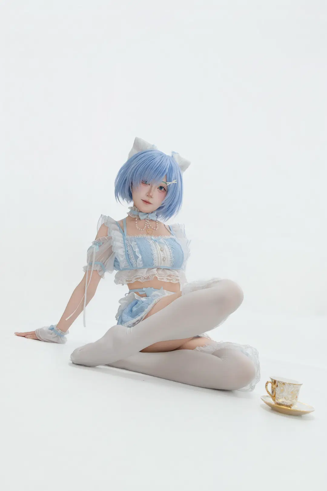 【蕾姆cos】猫耳女仆的下午茶时光