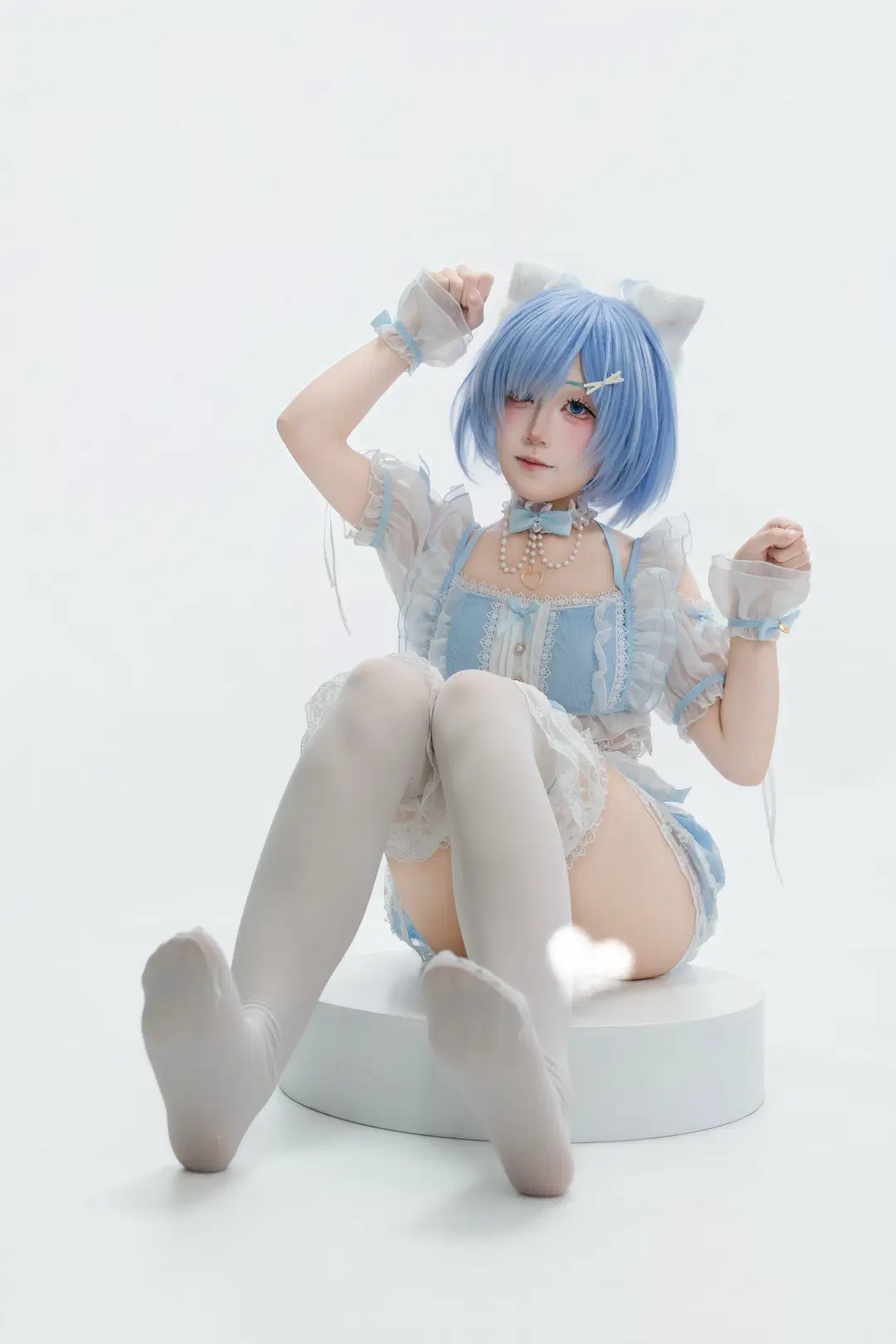 【蕾姆cos】猫耳女仆的下午茶时光 - 白茶shirachi - 第3张