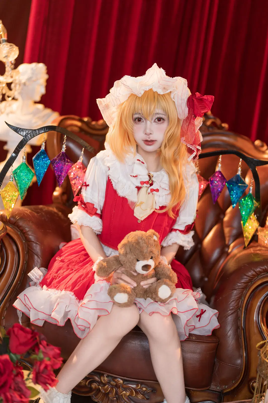 【フランドール・スカーレット コスプレ】『東方紅魔郷』赤白ドレスとクラシカルな劇場の調べ - 黑爱势力登场 - 5枚目