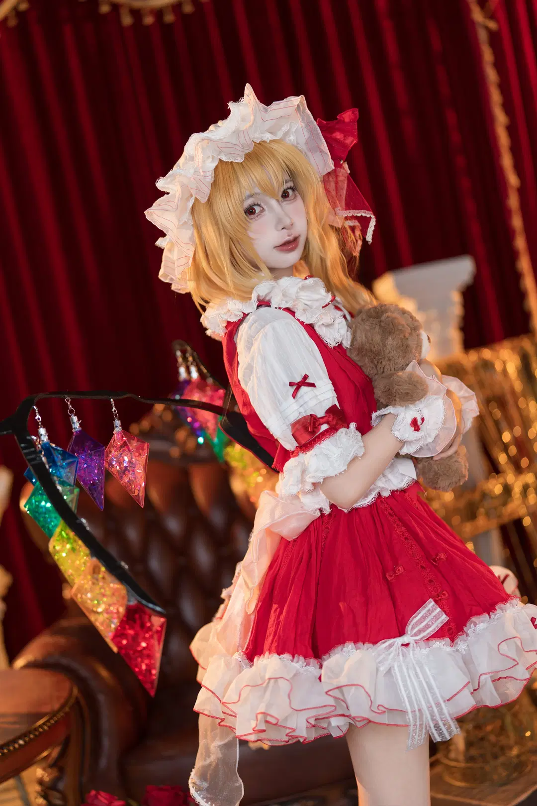 【フランドール・スカーレット コスプレ】『東方紅魔郷』赤白ドレスとクラシカルな劇場の調べ - 黑爱势力登场 - 7枚目