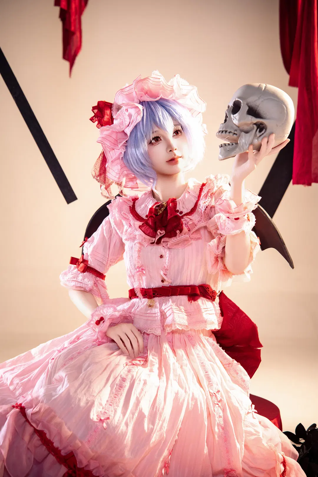【レミリアコスプレ】『東方紅魔郷』吸血鬼お嬢様のゴシック・エステティクス - 黑爱势力登场 - 2枚目