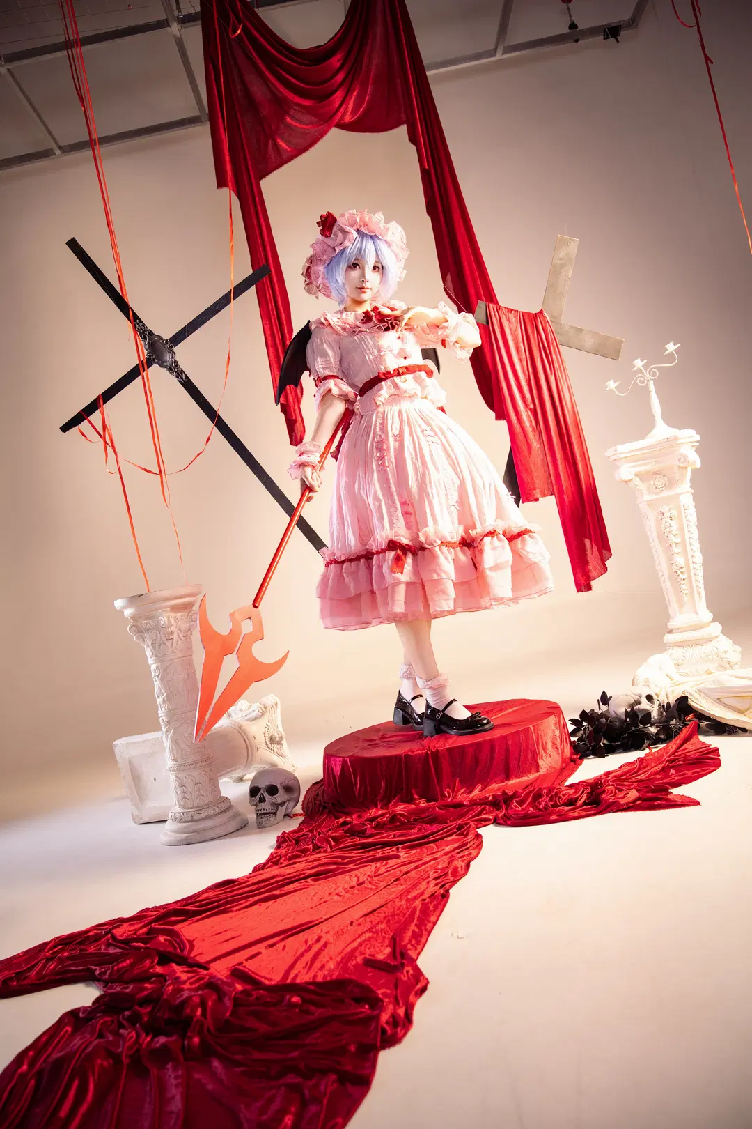 【レミリアコスプレ】『東方紅魔郷』吸血鬼お嬢様のゴシック・エステティクス - 黑爱势力登场 - 5枚目