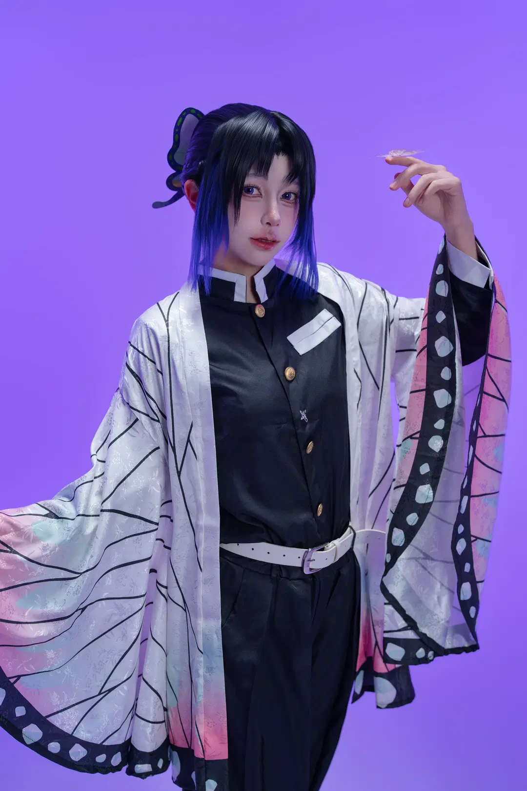【胡蝶しのぶ コスプレ】和風羽織と蝶が織りなす化学反応 - 黑爱势力登场 - 3枚目