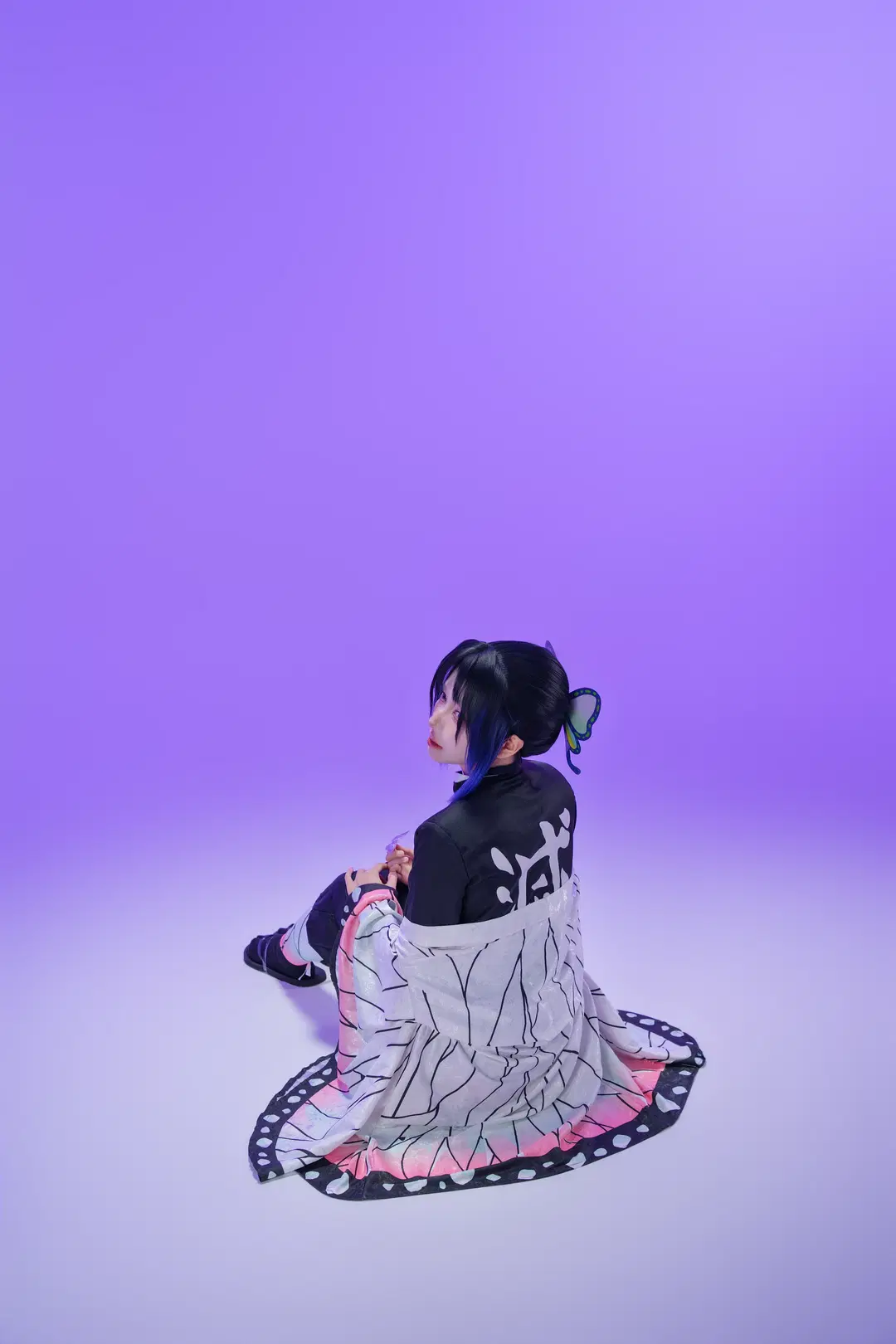 【胡蝶しのぶ コスプレ】和風羽織と蝶が織りなす化学反応 - 黑爱势力登场 - 5枚目