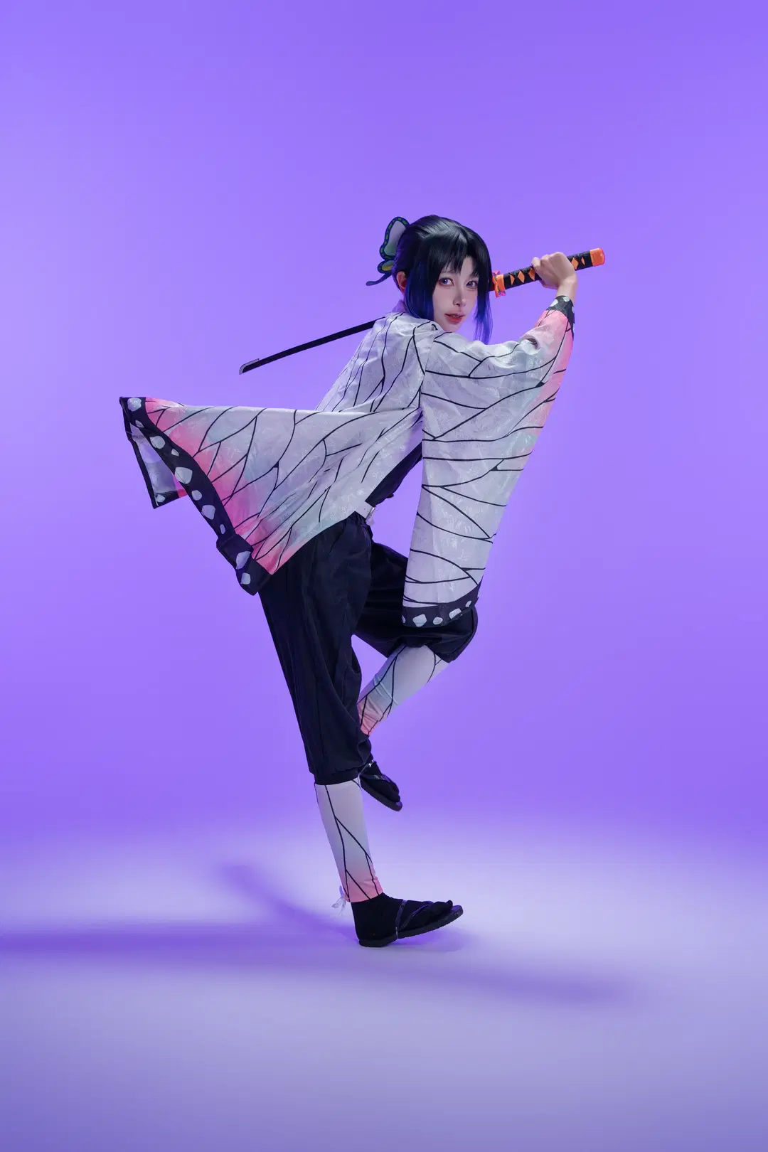 【胡蝶しのぶ コスプレ】和風羽織と蝶が織りなす化学反応 - 黑爱势力登场 - 7枚目