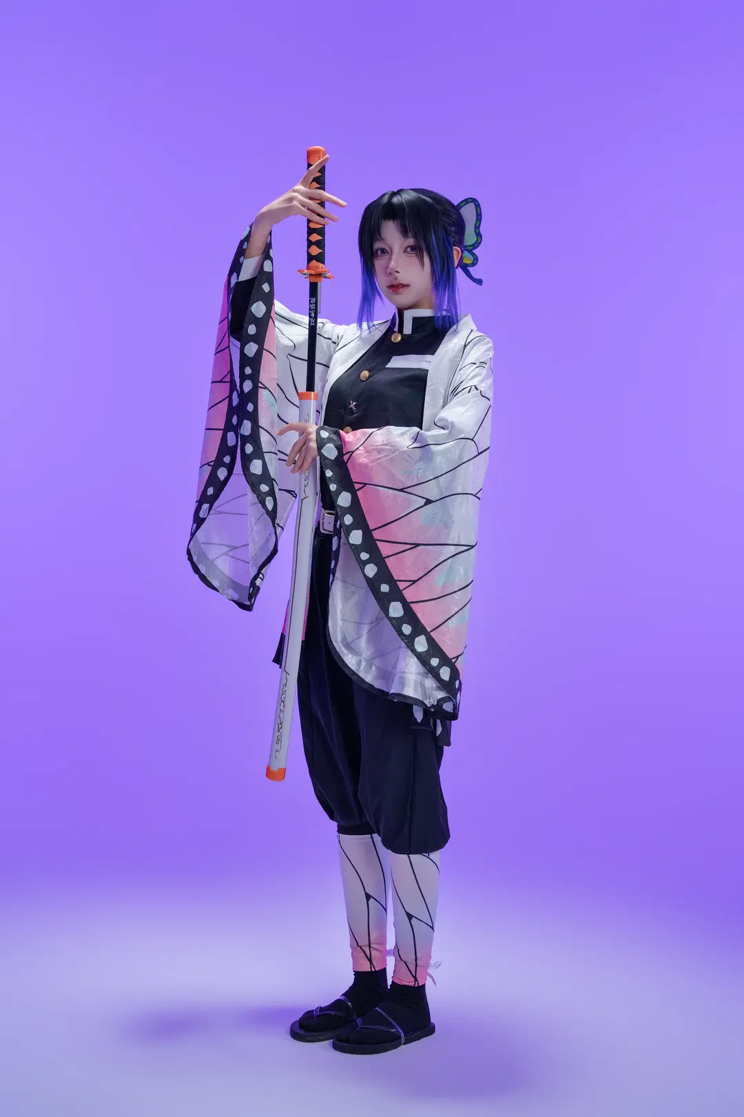 【胡蝶しのぶ コスプレ】和風羽織と蝶が織りなす化学反応 - 黑爱势力登场 - 8枚目