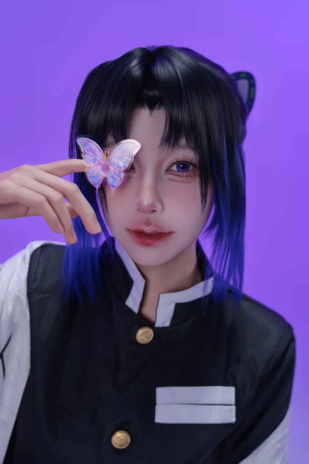 【胡蝶しのぶ コスプレ】和風羽織と蝶が織りなす化学反応 - 黑爱势力登场 - 9枚目