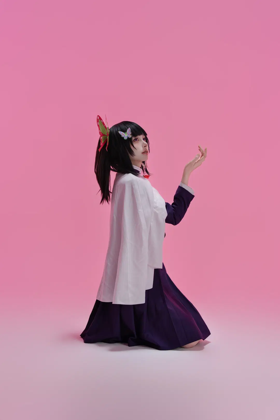 【栗花落香奈乎cos】鬼灭之刃栗花落香奈乎的刀光与蝶影 - 黑爱势力登场 - 第8张