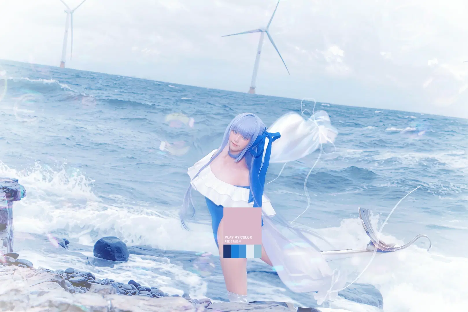 【メルトリリス コスプレ】『Fate/Grand Order』海辺の水の妖精 - 白鳥川せん - 4枚目