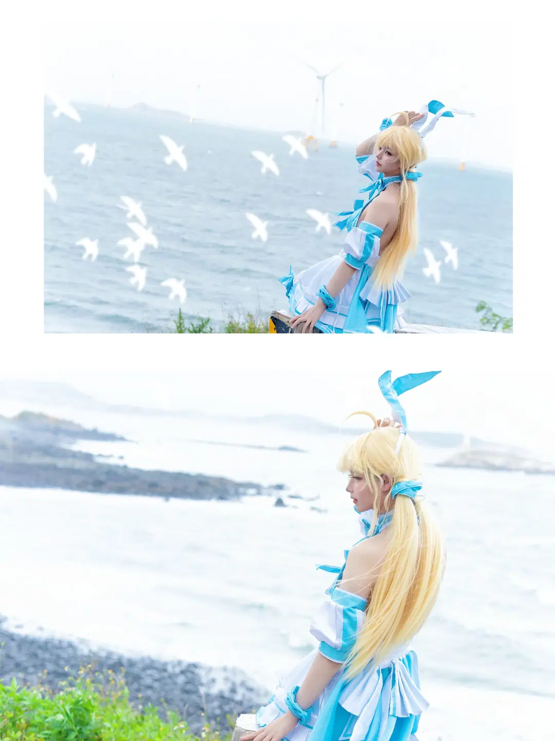 【阿尔托莉雅·卡斯特cos】FGO海边的夏日兔子 - 白鳥川せん - 第3张