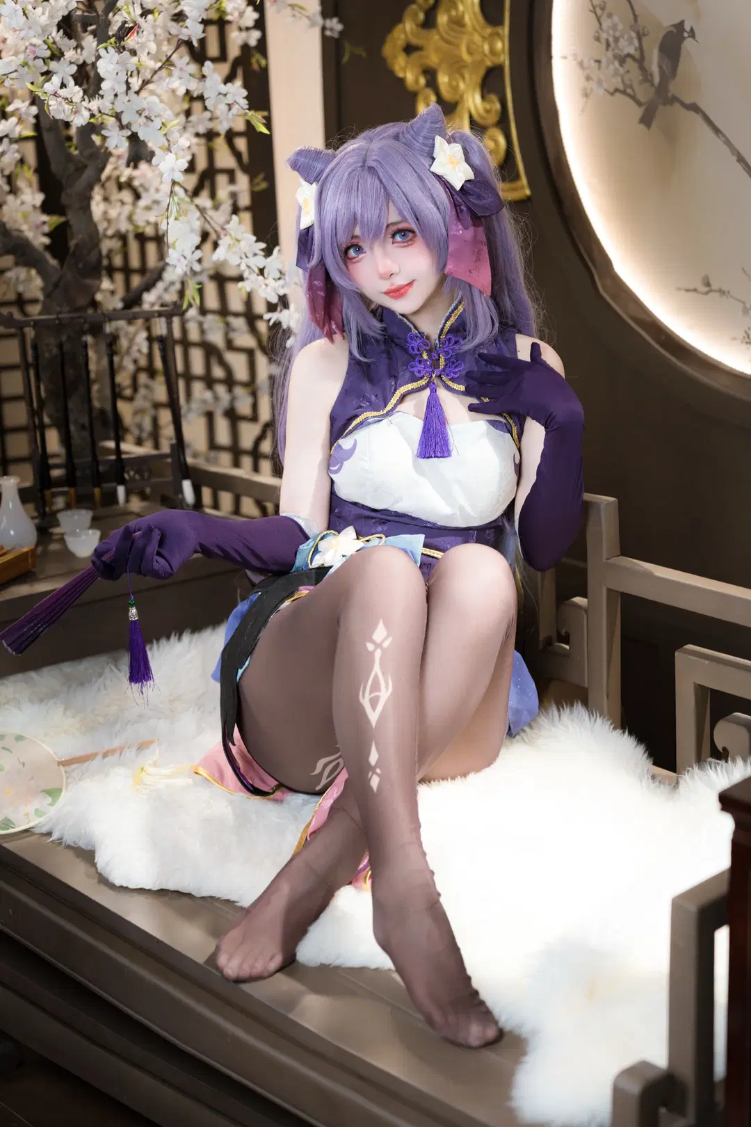 【刻晴cos】璃月旗袍下的慵懒时刻