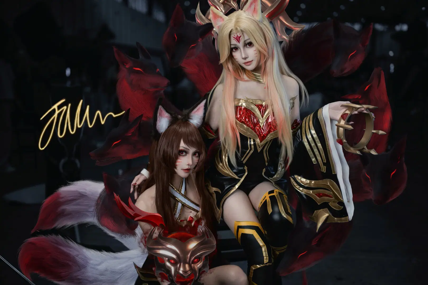【阿狸cos】殿堂传奇与联盟不朽的暗黑双生 - Scar🌰tt - 第3张