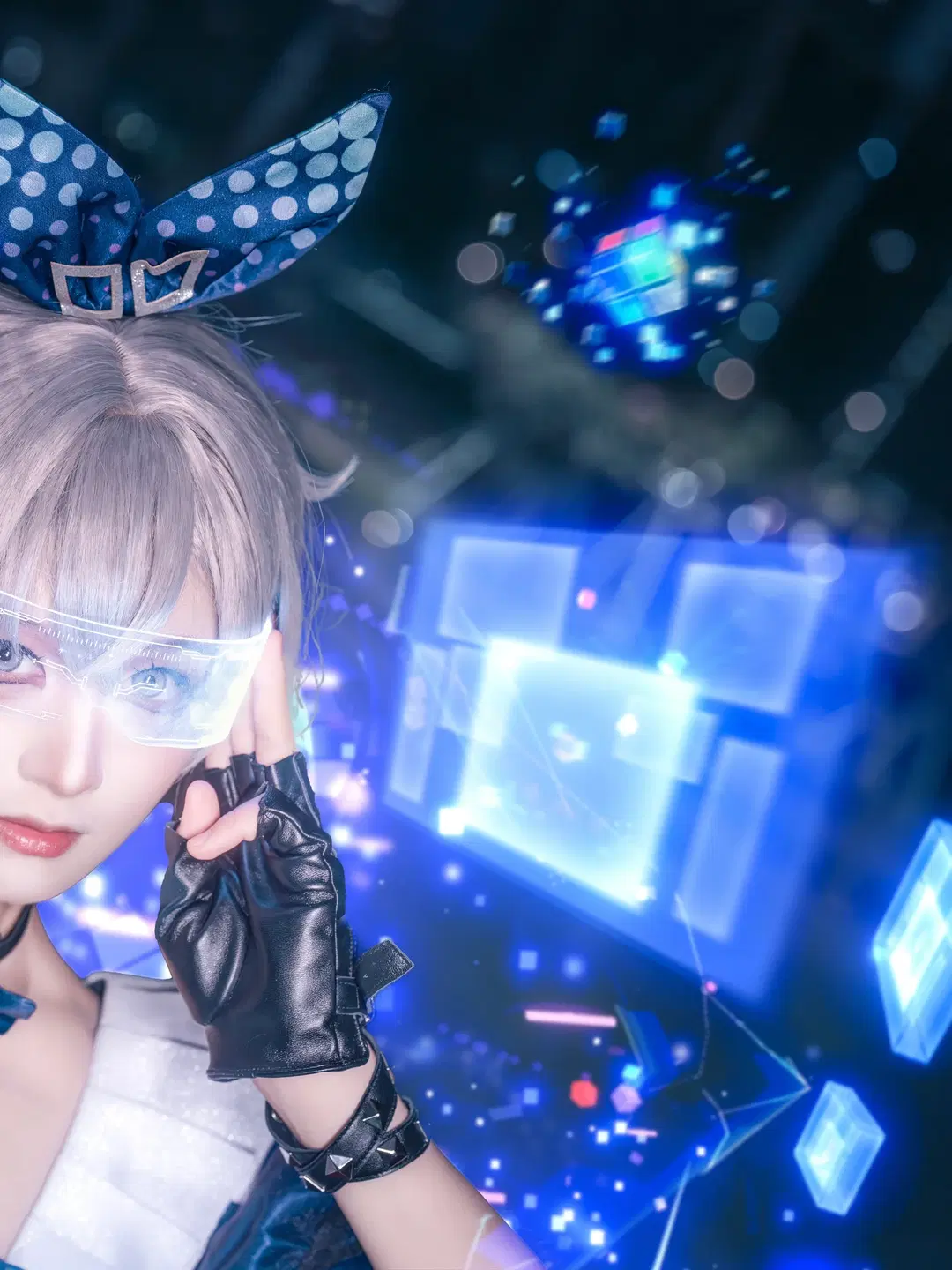 【銀狼 コスプレ】ハッカーバニー出撃！ウチに負ける準備はできた？ - 沽沽小酒精 - 2枚目