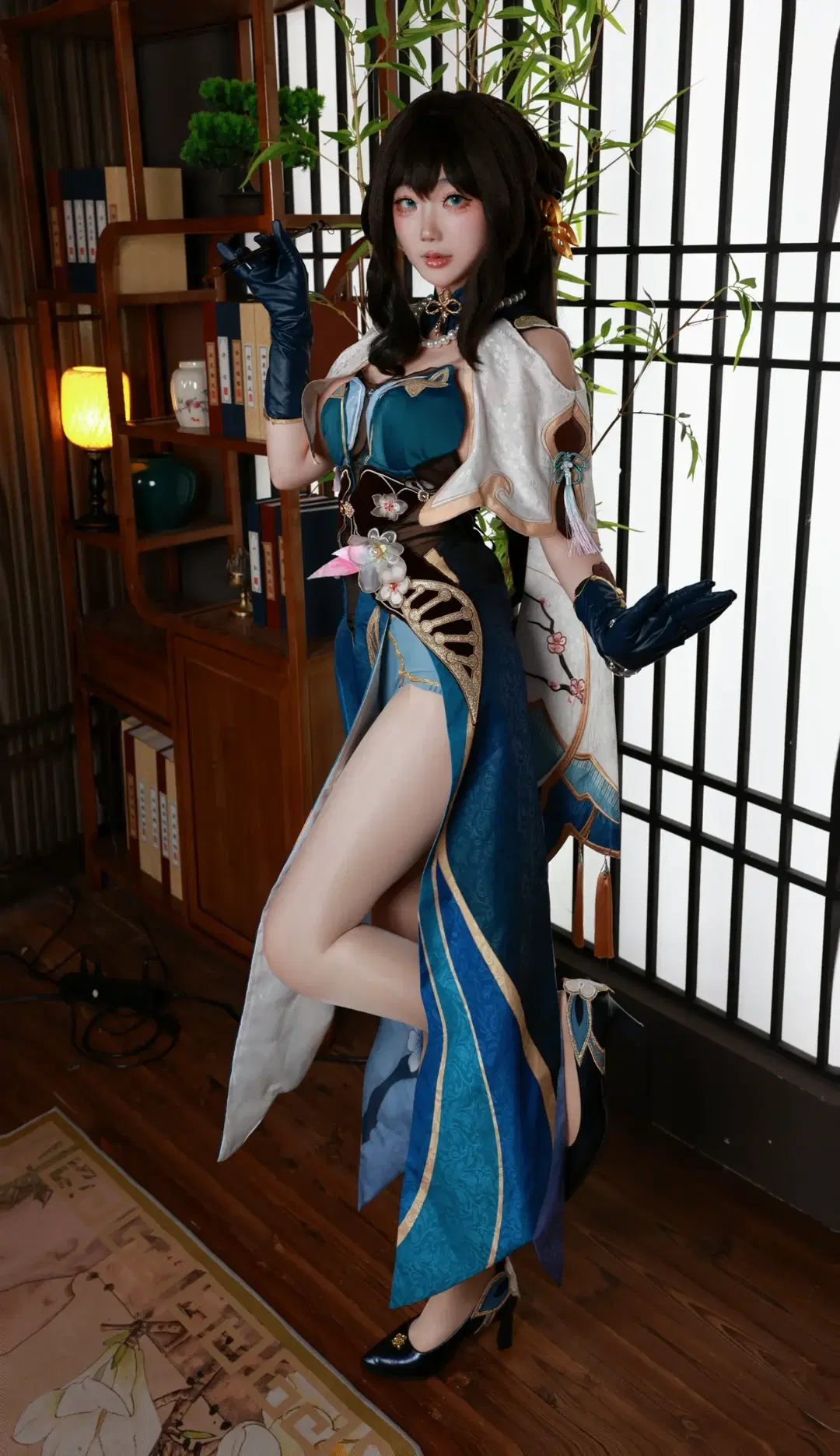 [Ruan Mei cosplay] Honkai: Star Rail, Chinese classical style aesthetics amidst the fragrance of plum blossoms by 柒宝7不饱 - Image 3