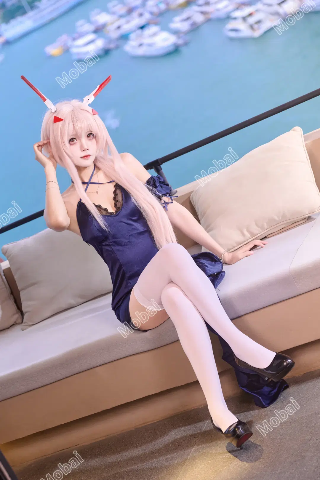 【綾波cos】碧藍航線生賀：派對結束後，和指揮官一起加油吧 - Mobai哒哒哒 - 第3張
