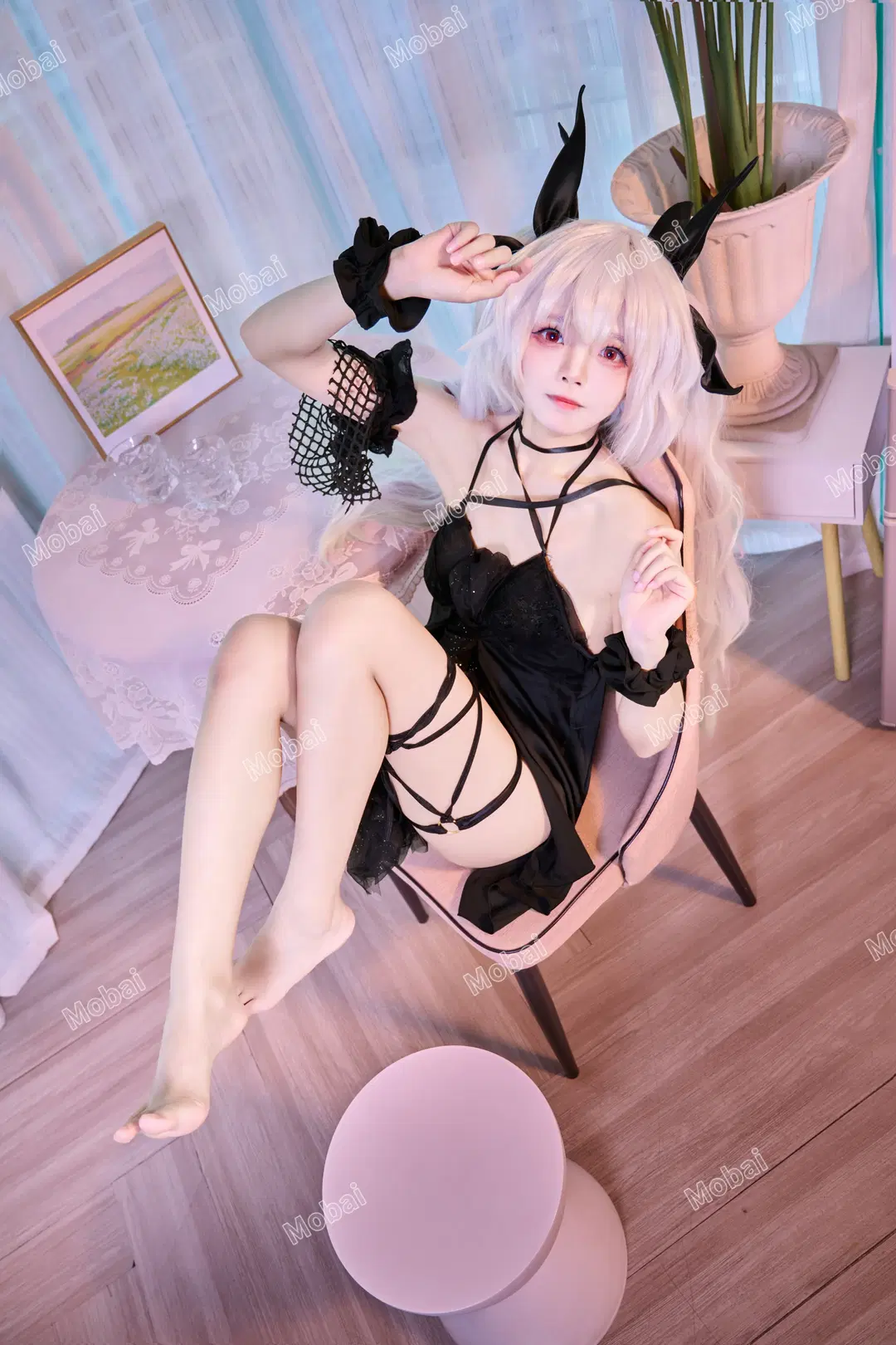 [Laffey cosplay] Azur Lane 6th Anniversary Laffey Lazy Day Skin by Mobai哒哒哒 - Image 2