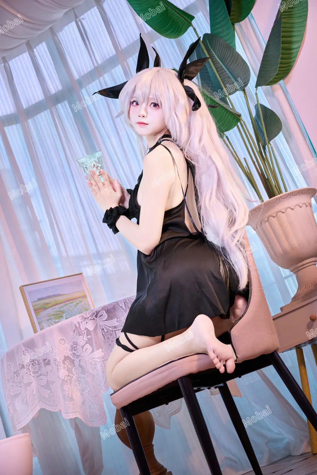 [Laffey cosplay] Azur Lane 6th Anniversary Laffey Lazy Day Skin by Mobai哒哒哒 - Image 4