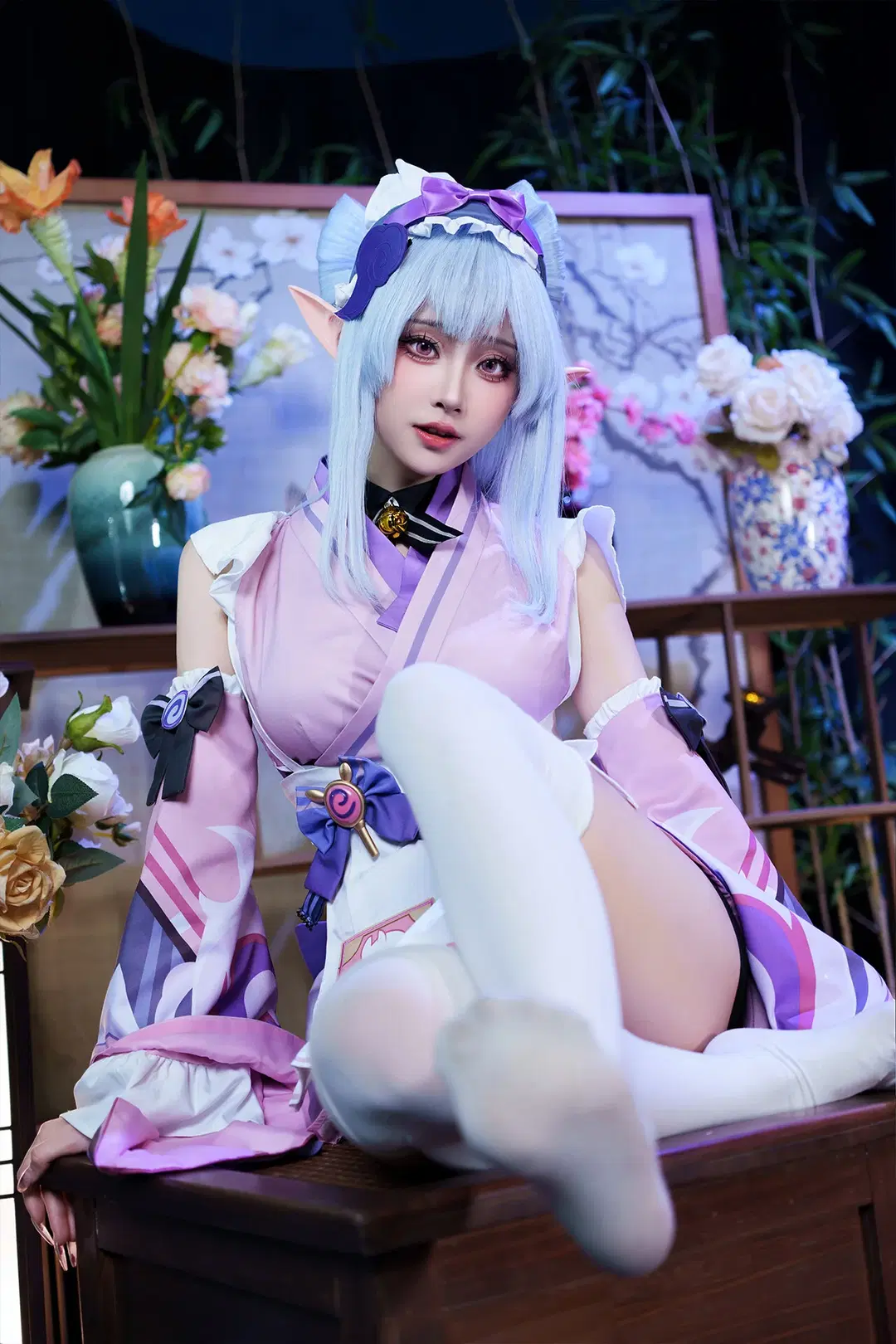 【梦见月瑞希cos】这次的原神拍摄，把梦幻感和慵懒气质拿捏住了 - 辛同学📸 - 第2张