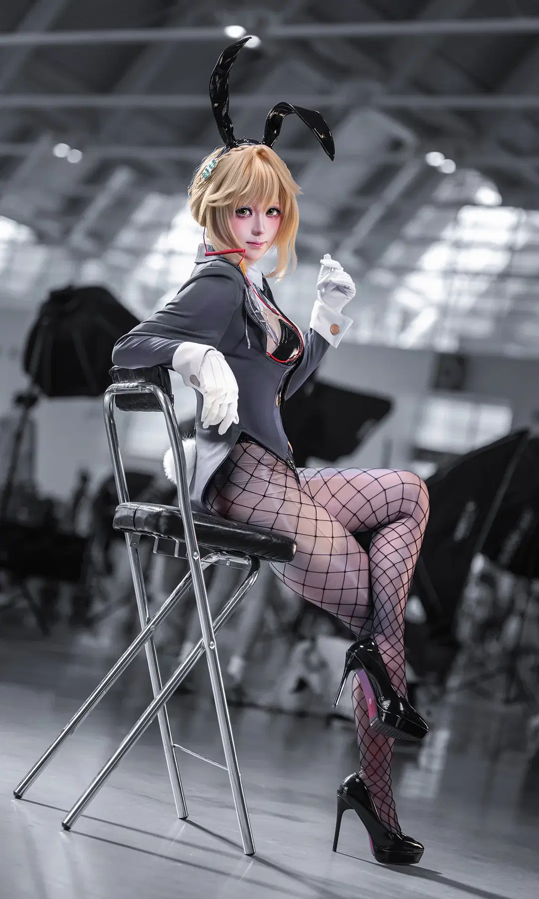 【爱德cos】胜利女神nikke兔女郎的漫展场照 - 辛同学📸 - 第3张