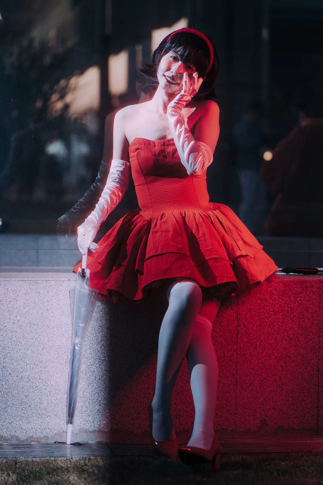 二次元cosplay, 白丝, 未麻cos, 未麻的部屋, 今敏